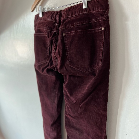 EUC Free People corduroys sz 29 deep plum orchid skinny 5-pocket ankle 30 inseam - Picture 12 of 12